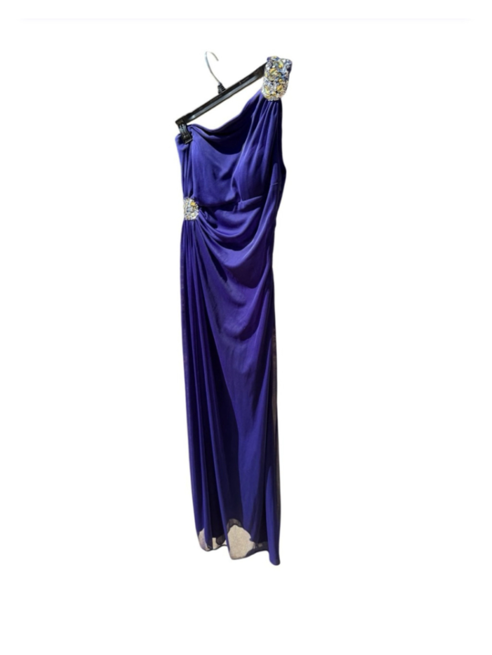 Electric Blue Long Evening Gown